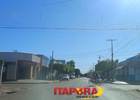 Itaporã registra temperaturas agradáveis no final do dia