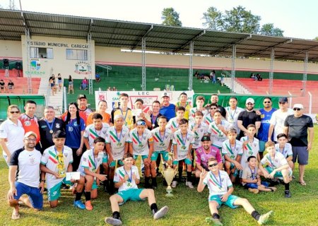 Caarapó - Escolinha de Esportes conquista o título do Sub-15 com goleada no Carecão