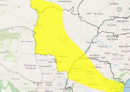 Alerta amarelo! Dezembro pode começar com frio, chuva e tempestades em Mato Grosso do Sul