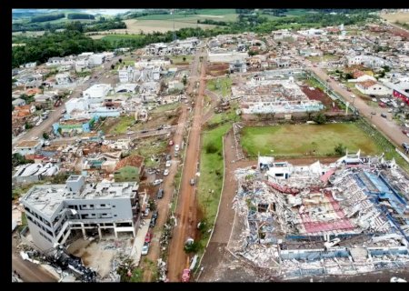 Após tornado no Paraná, MS entra em alerta para chuvas intensas e tempestades