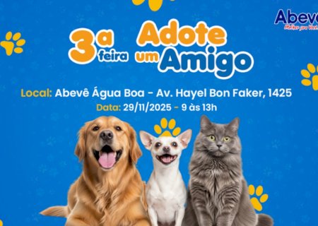 Abevê realiza terceira edição da feira de adoção de animais em Dourados