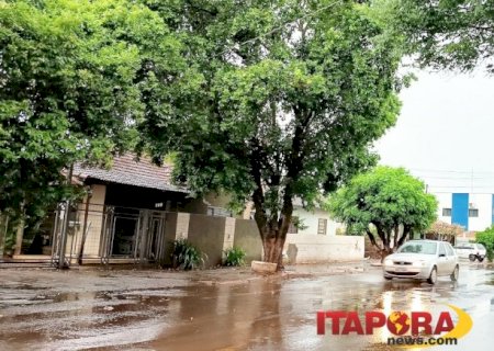 Itaporã entra em alerta de temporal com previsão de chuva intensa até domingo