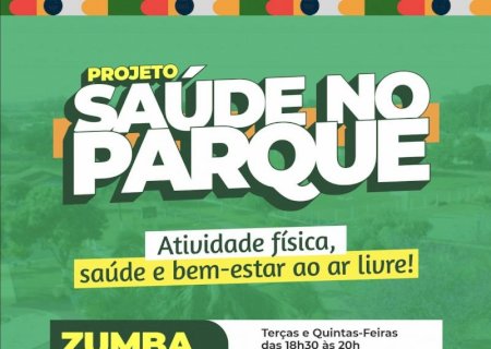 Itaporã - Saúde, qualidade de vida e acesso gratuito: Projeto Saúde no Parque está de volta