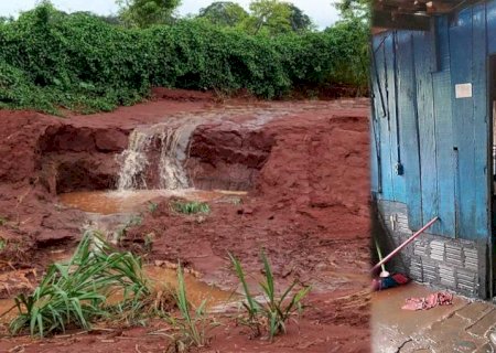 Em menos de 3 horas, tempestade transforma Ivinhema em cenário de emergência