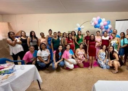 Douradina - Encontro de Fevereiro reúne gestantes para orientações e fortalecimento do cuidado com a primeira infância