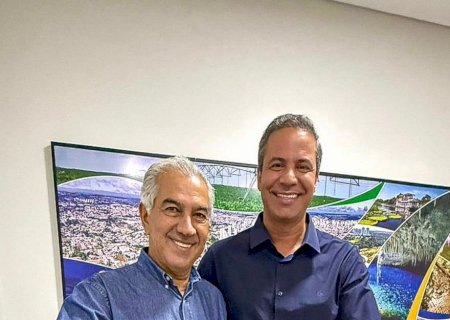 Prefeito Tiago Carbonaro articula parcerias com Reinaldo Azambuja visando o desenvolvimento de Itaporã