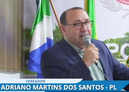Vereador Adriano Martins reforça pedido para implantação de ciclovia em avenida de Itaporã