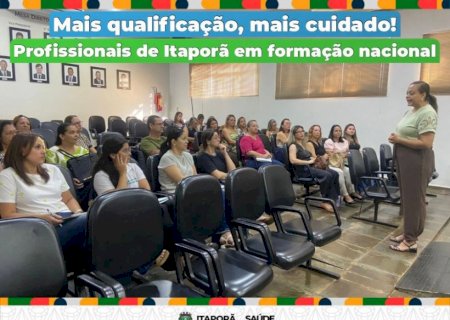 Prefeitura de Itaporã fortalece saúde mental e integra profissionais em formação nacional até setembro de 2026
