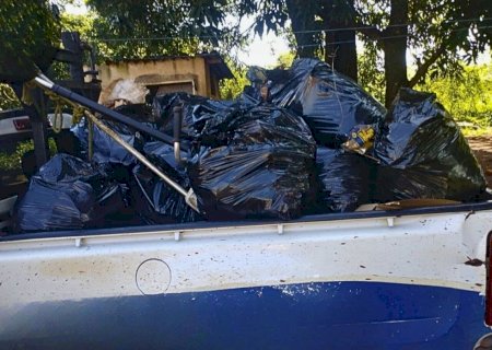 Prefeitura retira 20 toneladas de lixo na Reserva Indígena