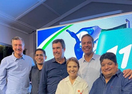 Prefeito de Itaporã participa de ato de filiação do PP e PL em Campo Grande (Fotos)