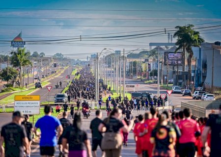 Corrida Águia da Fronteira reúne milhares de pessoas em comemoração aos 39 anos do DOF