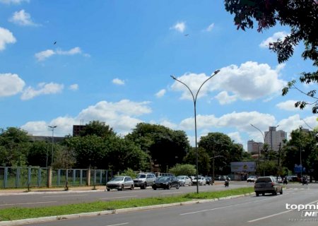 Quarta-feira será de tempo firme, calor e baixa umidade em Mato Grosso do Sul