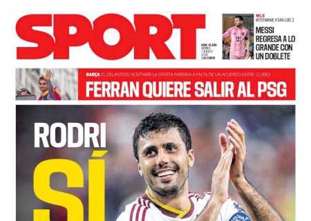 "Sim" de Rodri ao Barcelona agita imprensa espanhola; meia era alvo do Real Madrid