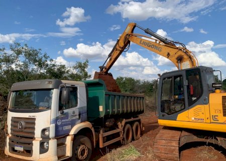 Itaporã - Recuperação da ITA-91, na região do Morro da Balança, avança e fortalece a segurança e o escoamento da produção rural