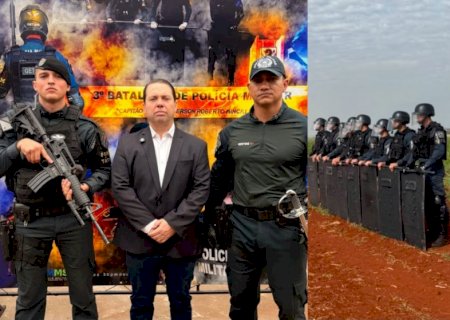 Rodolfo Nogueira apresenta moção a policiais que colocaram a vida em risco diante de invasão em Dourados