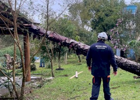 Sul, Sudeste e Centro-Oeste têm alerta para tempestades e vendavais