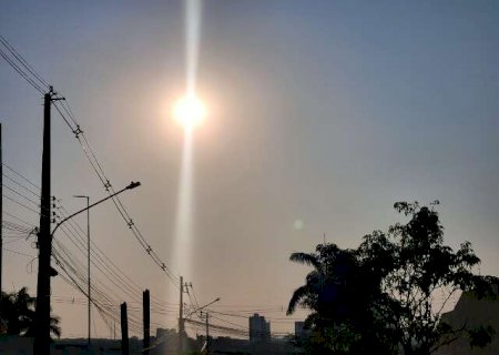 Calor de 40&ordm;C marca s&aacute;bado com alerta de tempestade em Itaporã e outras localidades do MS