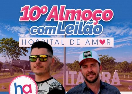 Itaporã - Billy & Bruno trarão o melhor do sertanejo ao 10º Almoço com Leilão do Hospital de Amor