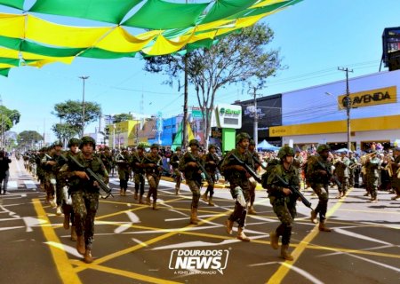 Desfile leva milhares às ruas de Dourados para celebrar a Independência do Brasil