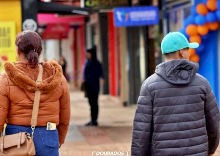 Temperatura deve cair no fim de semana após alerta de tempestade em Dourados
