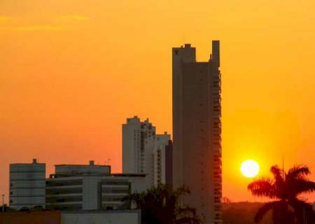 MS enfrenta segunda-feira de at&eacute; 41&deg;C antes da chegada de chuva forte