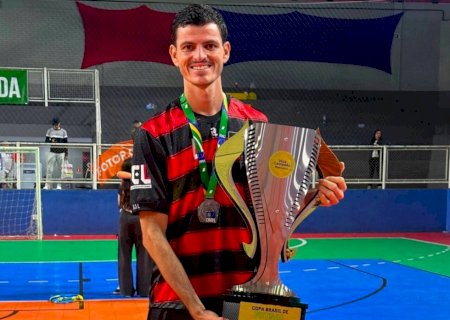 Atleta de MS conquista vice-campeonato na Copa do Brasil dos Surdos de Futsal
