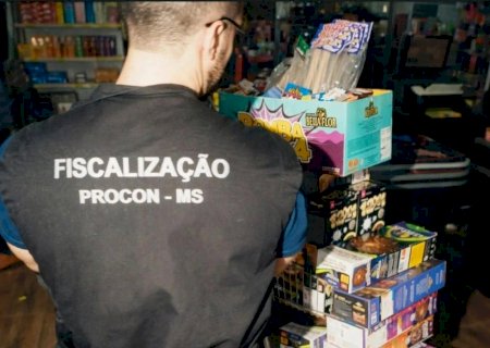 Fiscalização em Itaporã registra produtos vencidos, falhasem preços e problemas no atendimento prioritário