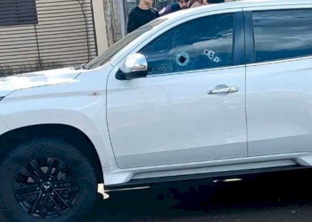 Empresário é morto a tiros dentro de caminhonete em Ponta Porã