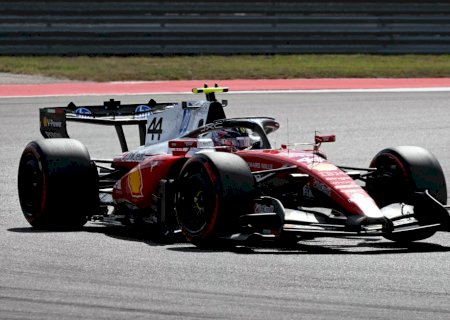 GP dos Estados Unidos: Hamilton lidera 3º treino; Bortoleto é 13º